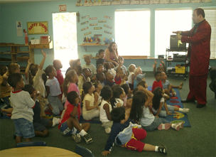 More magic at a school party Los Angeles